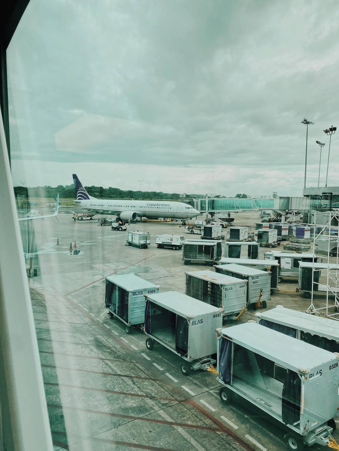 A Copa Airlines aircraft at Tocumen International Airport.